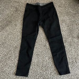 Black pull on jeans